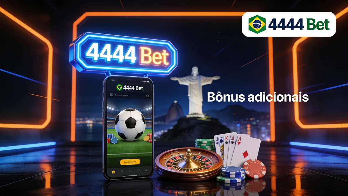 Bônus adicionais: guia de 4444 bet para jogadores no Brasil